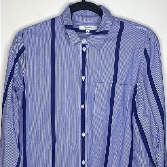 Madewell | Striped Button Down Top - Picture 9 of 15